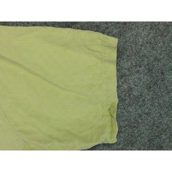 Tommy Bahama Shirt Mens XL Green Silk Camp Palm Embroidered - Picture 4 of 9